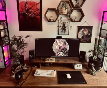 My cozy corner at the age of 42. Can you guess my top two favourite games?