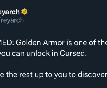 Armor is in Cursed Mode