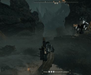[Helldivers 2] Played some of the new HD2 update today. My buddy captured what i think is my new favorite gif. me being "serial crushed" by whatever bug that is lol. In Agent Smeckers voice of course.