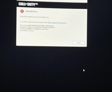 I need help with COD crash