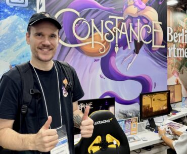 4 years ago I stitched together a shitty prototype for my game - today it’s being showcased at the booth of my Japanese co-publisher at Tokyo Game Show. Holy moly