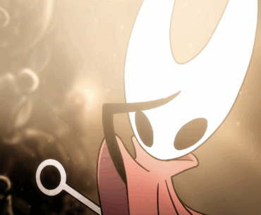 Hornet holds a hand up to her mask to help shade her eyes from a sunbeam in Hollow Knight: Silksong.