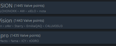 Nine months after being benched by Virtus.pro, Jame overtakes his former team on the VRS ranking with PARIVISION