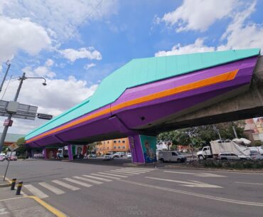 A metro station in Mexico City