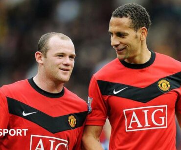 Wayne Rooney and Rio Ferdinand