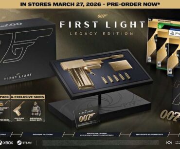 007 First Light Collector's Edition Comes With A Golden Gun Replica