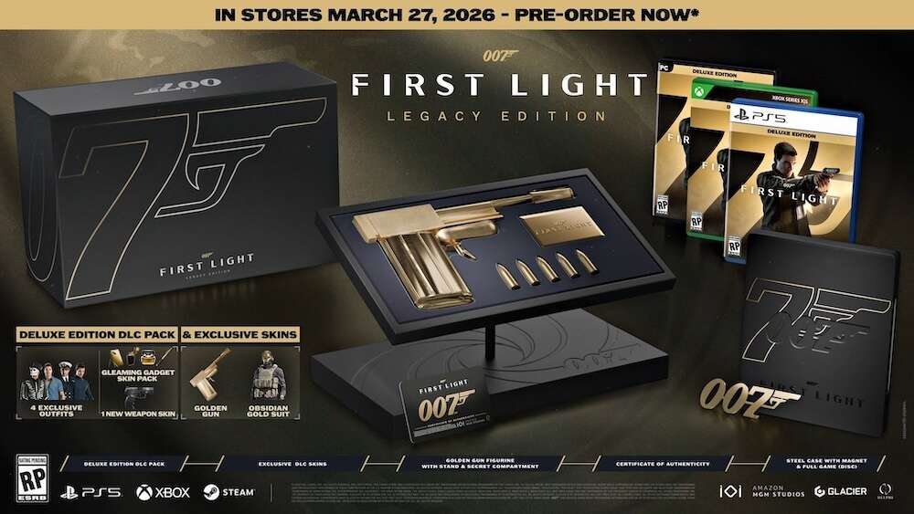 007 First Light Collector’s Edition Comes With A Golden Gun Replica 007 First Light Collector's Edition Comes With A Golden Gun Replica