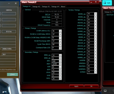 Can't get below the 60ns of latency on my M-die 2x24 kit. Any help?