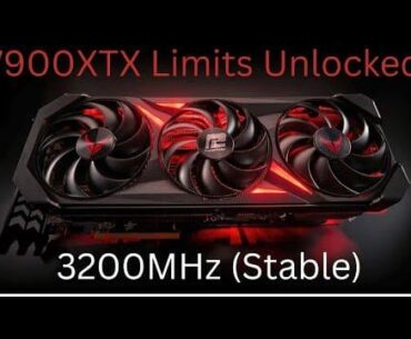 If you guys are interested in seeing what a 7900XTX looks like with Unlocked power limits, here ya go.