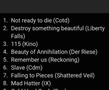 Got bored and made a personal top 10 ee song list