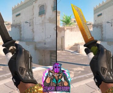 Concept: This is how the Ursus Knife could look with different finishes (Black Laminate, Lore, Gamma Doppler, Freehand, Autotronic, Bright Water)