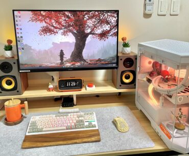 My cozy PC corner 🍊