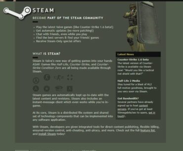 Steam was launched 22 years ago today.