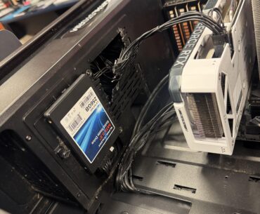 I own a tech repair business - and this monstrosity came in. I’m baffled