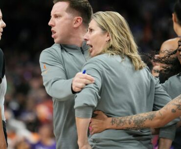Cheryl Reeve ejected, Napheesa Collier hurt as Lynx on verge of elimination