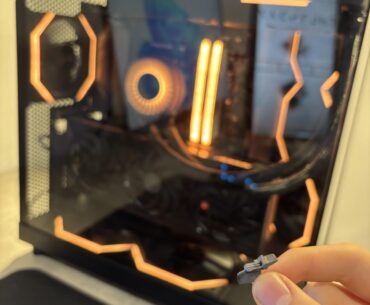 vertically mounted my gpu, and this piece fell off. How cooked am I?