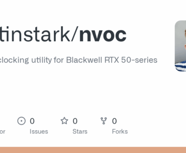 nvoc - linux OC/UV cli utility for RTX-50 series