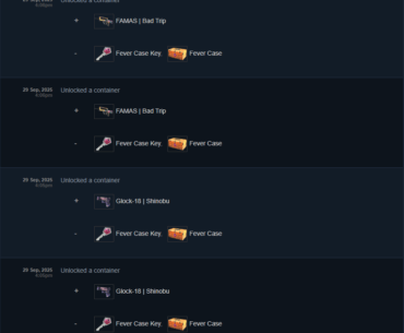 I just realised how insane this is (2 pinks and 2 reds in 4 cases)