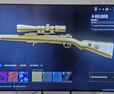 İ completed all camo challanges for kar98k but looks like game didnt count them, How can ı unlock gilded skin ?