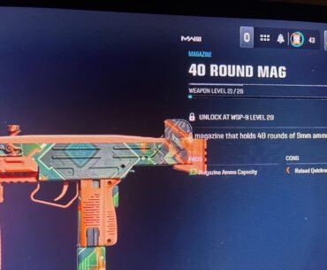 What’s wrong with it I’m trying to get 40 mag for wsp-9 and it keep saying I have not unlocked level 20 yet and I am level 21 I even closed the app and restarted game same thing I hopped in a game finished it and it’s still like this can someone let me know how to fix