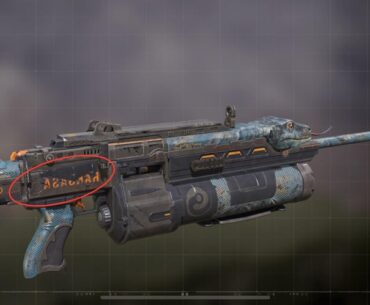 Is it a effing big ask to mirror the texts on guns properly