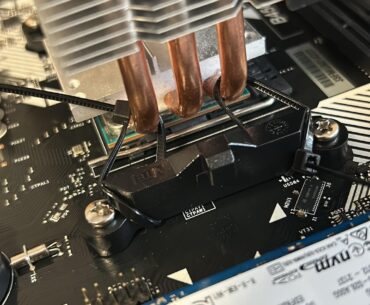 Bought some AM4 parts to upgrade my wife's PC. I only had an LGA1155 cooler. Welcome to Balkan computers.