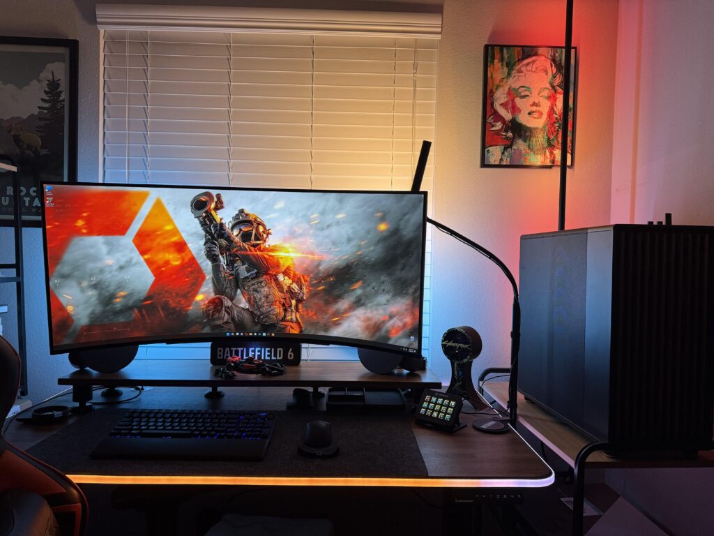 Standing desk PC Tower location