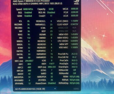 X870-A motherboard ryzen 7 9800x3d DDR5 6000Mt/s cl26 1.45v trident royal bin kit. I’m wondering if anyone can tell me if this is ok I have set 1:1 mode and my fclk 2200 my other question will this improve 1% lows in 4k gaming please help ?