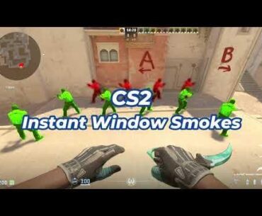 All Instant Window Smoke on Mirage (last update) easy to learn !
