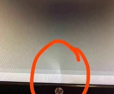 What is this line on my monitor