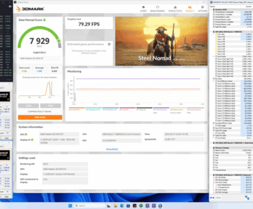 9800x3D @ 5.5ghz - DDR5 6460 CL26-36-32-126 3DMark FireStrike & Steel nomad scores