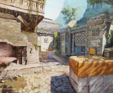 My Oil Painting of Ancient - A Site