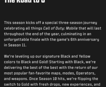 S10 is the 6th Anniversary season, not S11, the handlers made a few typos in the new blog post and people already came right into conclusions smh.. if you read the paragraph below, you’ll see that they said when S10 comes, there would be an Anniversary celebration in that season as well🫠