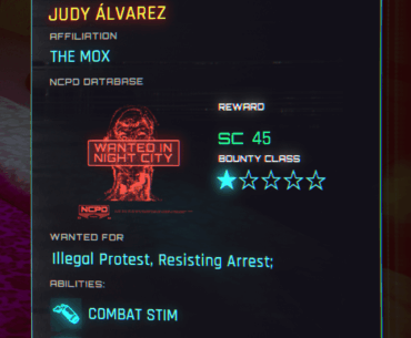 Over 300 hours played and I never knew that Judy was a wanted woman