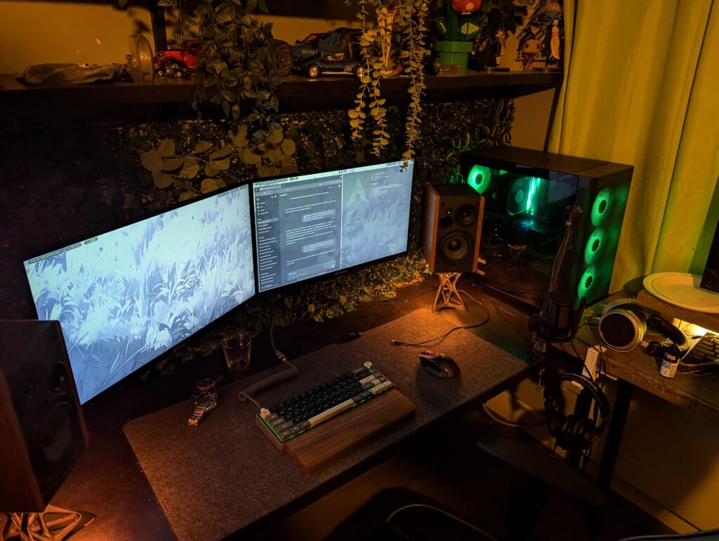 My cozy gaming setup