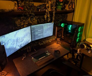 My cozy gaming setup