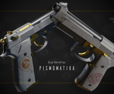 Found a detail on Inferno that inspired this skin [ Dual Berettas | Pismomatika. ]
