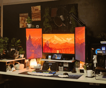 Added a touch of greenery to my station