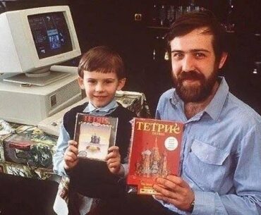 Alexey Pajitnov, Soviet programmer and inventor of the game Tetris, 1980s.