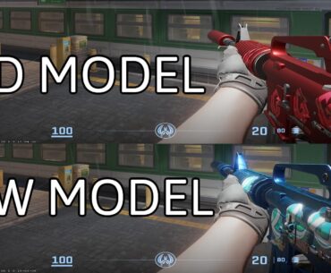 All M4A1-S skins using the new model