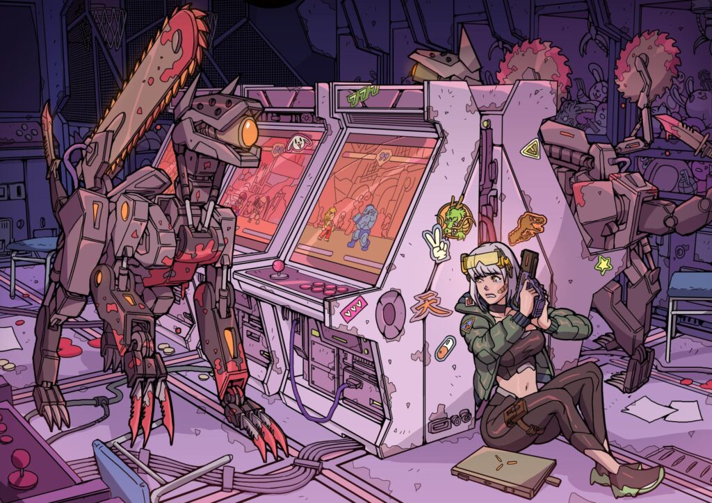 Hi! This is another pic from the cyberpunk universe that i have made:)