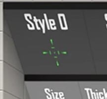 Classic dynamic crosshair