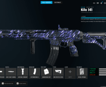 I don't usually use 8 attachment weapons but this thing feels so good to use.