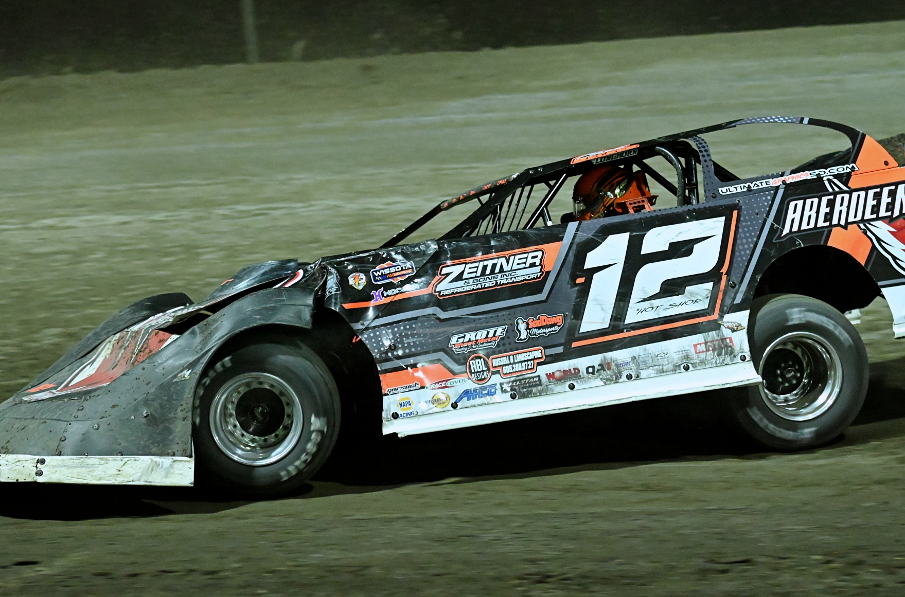 Sports roundup: After going 4-0 in exhibition games, Aberdeen Wings to host Watertown in season opener 3 Aberdeen's Chad Becker heads into turn No. 3 during the Points Series Championship Friday, Aug. 22 at the Brown County Speedway. Becker would win the WISSOTA 100 Late Model championship Saturday, Sept. 13 in Fergus Falls, Minn. Aberdeen Insider photo by Robb Garofalo.