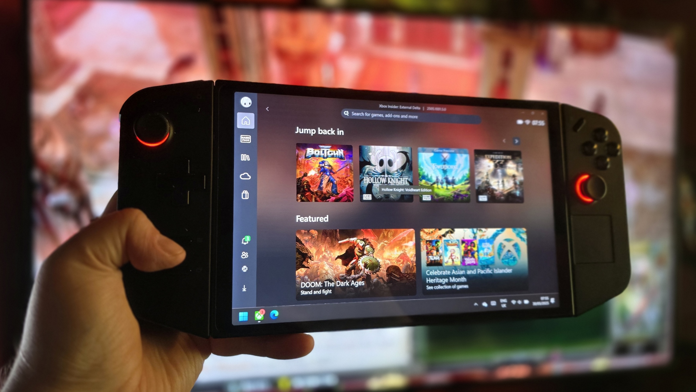 Lenovo Legion Go with the Xbox app