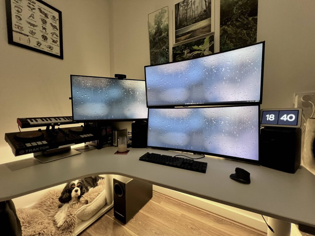 WFH and Racing Battlestations