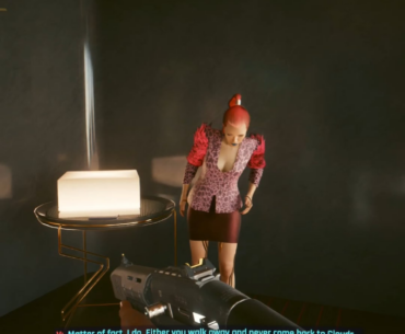 She just saw me eliminate a whole 2 floors worth of assassins and mercinaries btw