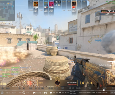 27k elo - 1v3 with 7 hp and little time left (ace in OT)