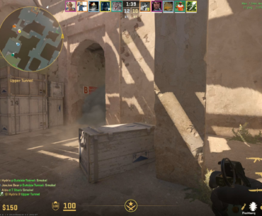 1v5 to save the game at match point (Dust 2 B-site).