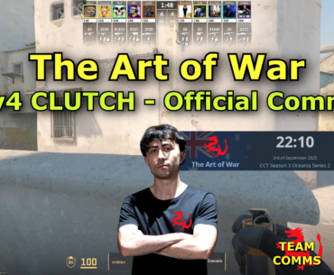 Insight into Team COMMS from recent CCT Official: Closing out the 2v4 clutch with some HYPE